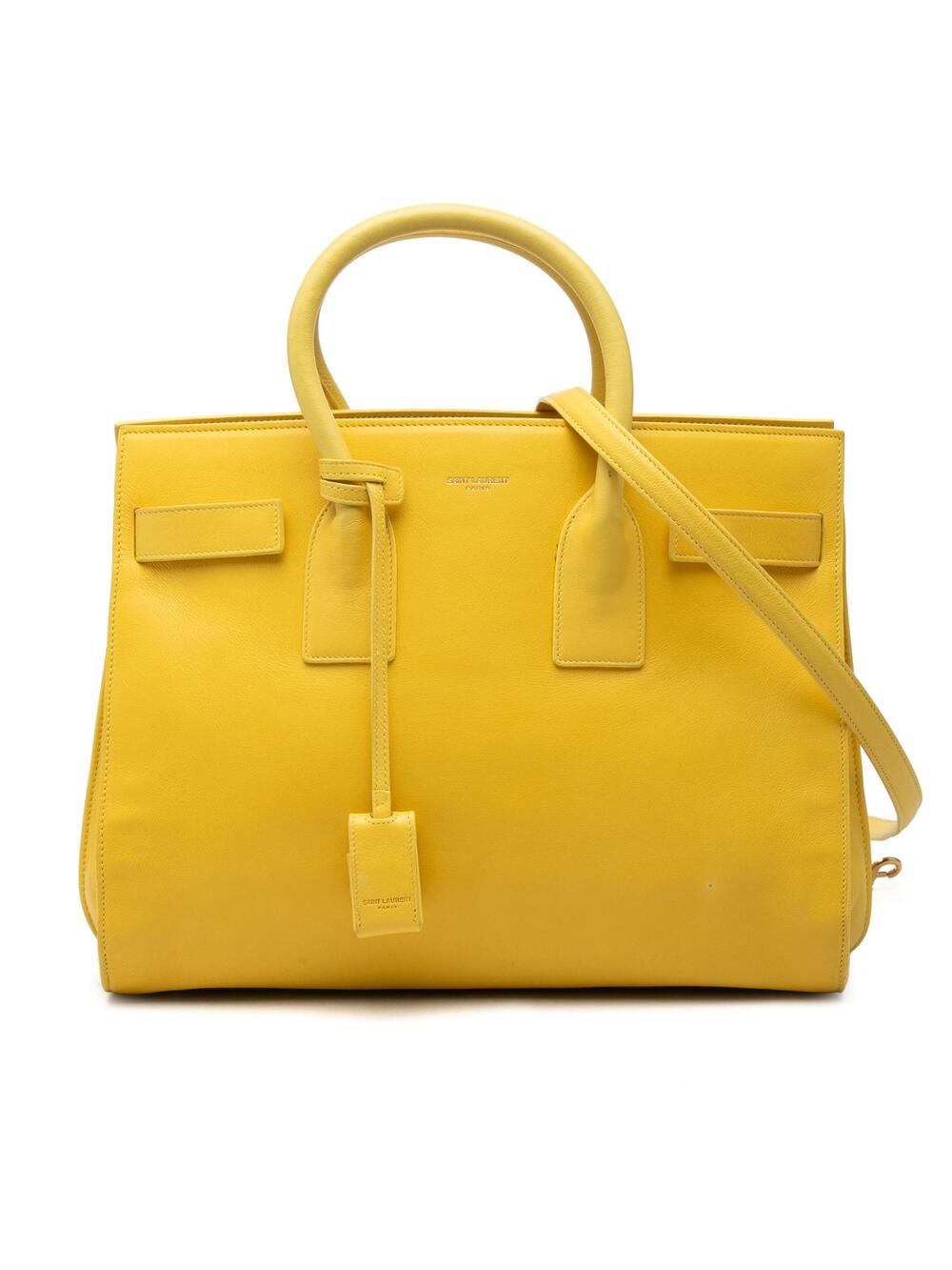 Saint Laurent Small Leather Sac De Jour #321085S90B